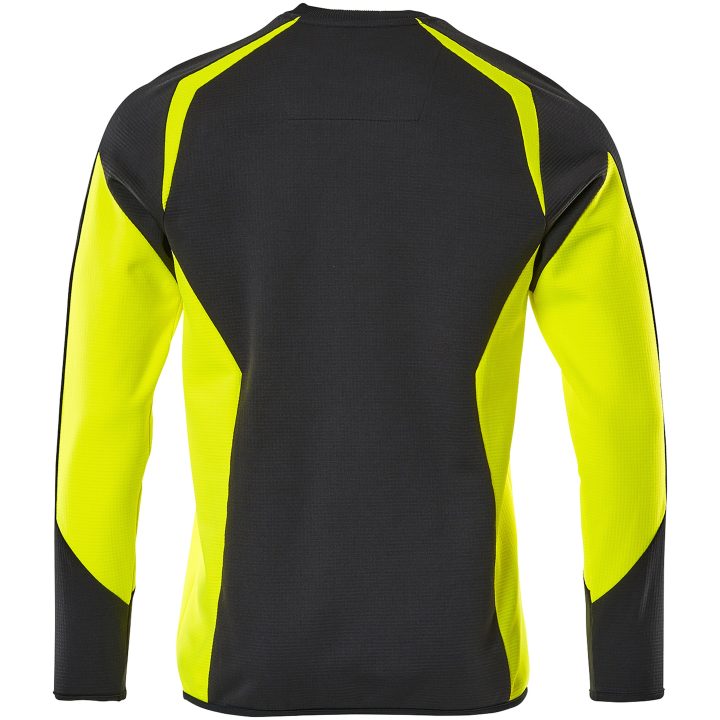 Sweatshirt Sort/hivisgul 22084-781 Mascot XS – billede 2