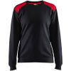 Sweatshirt Sort/hivisrød 34081158 Blåkläder XS – miniature 1