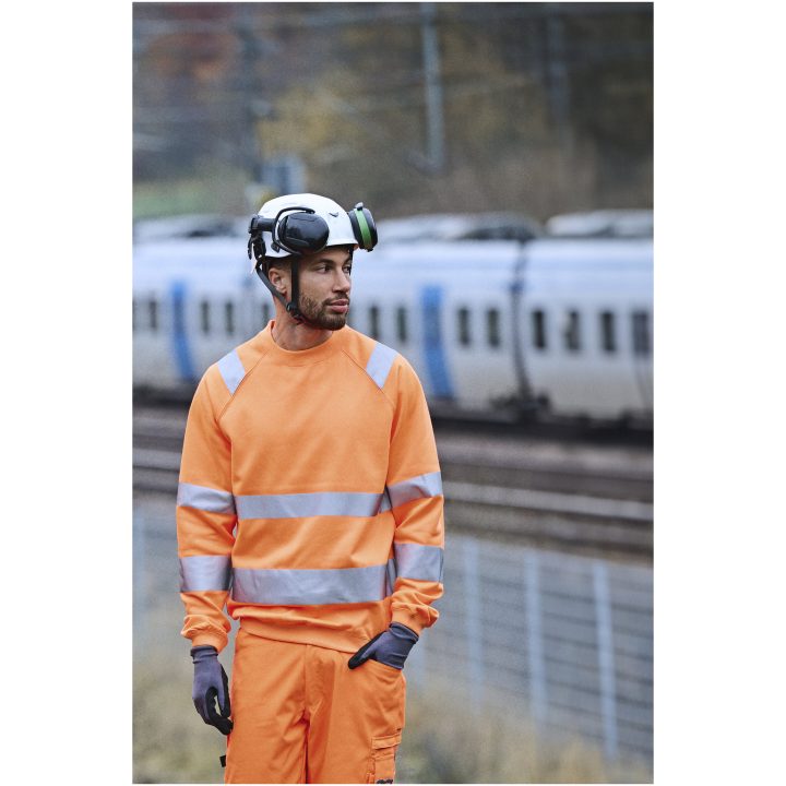 Sweatshirt Varsel 1150 Practical Gul Jobman XXXL – billede 5