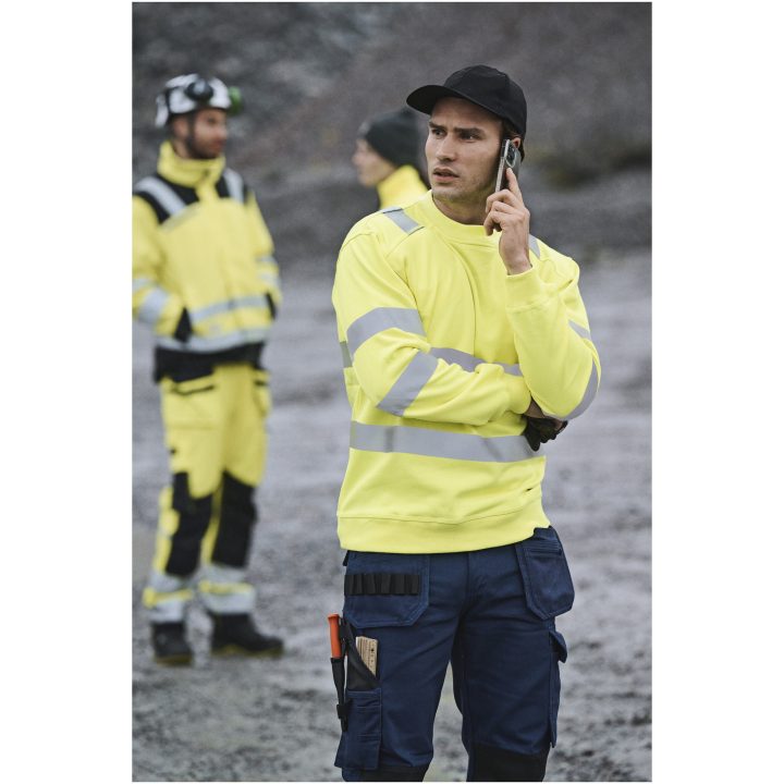 Sweatshirt Varsel 1150 Practical Orange Jobman XXXL – billede 3