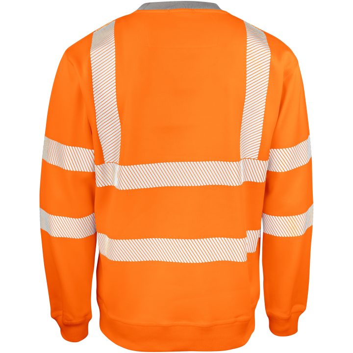 Sweatshirt Varsel 5123 Functional Orange Jobman Large – billede 2