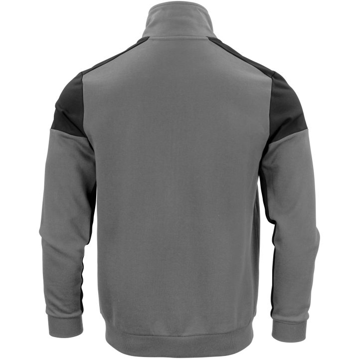 Sweatshirtjacka Antracit/svart Printer PRIME s – billede 2
