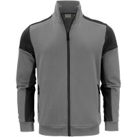 Sweatshirtjacka Antracit/svart Printer PRIME