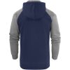 Sweatshirtjacka Chris Marinblå Gråmelerad Mac One XS – miniature 2