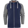 Sweatshirtjacka Chris Marinblå Gråmelerad Mac One XS – miniature 1