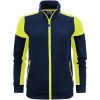 Sweatshirtjacka Dam Prime Marinblå/neongul Printer PRIME XS – miniature 1