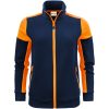 Sweatshirtjacka Dam Prime Marinblå/neonorange Printer PRIME XS – miniature 1