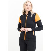 Sweatshirtjacka Dam Prime Svart/orange Printer PRIME