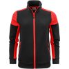 Sweatshirtjacka Dam Prime Svart/röd Printer PRIME XS – miniature 1