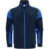 Sweatshirtjacka Marinblå/koboltblå Printer PRIME