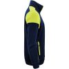 Sweatshirtjacka Marinblå/neongul Printer PRIME s – miniature 3