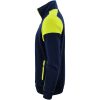 Sweatshirtjacka Marinblå/neongul Printer PRIME s – miniature 4