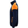 Sweatshirtjacka Marinblå/neonorange Printer PRIME s – miniature 3