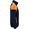 Sweatshirtjacka Marinblå/neonorange Printer PRIME s – miniature 4