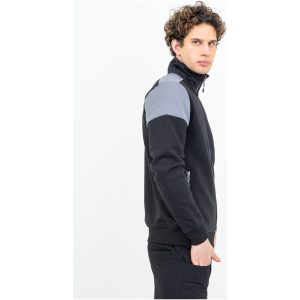 Sweatshirtjacka Svart/antracit Printer PRIME
