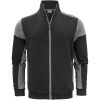 Sweatshirtjacka Svart/antracit Printer PRIME s – miniature 5