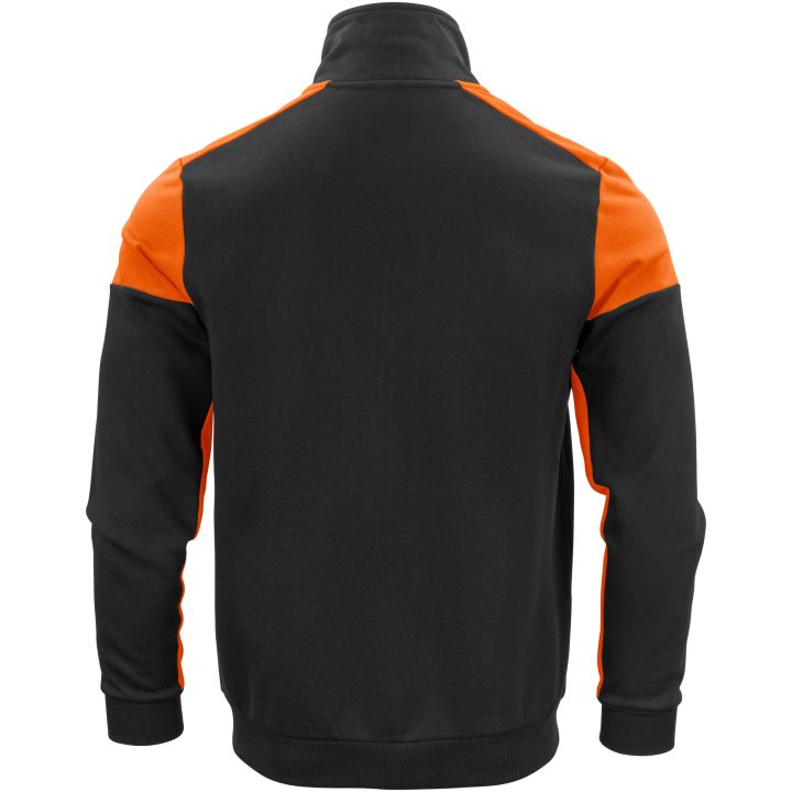 Sweatshirtjacka Svart/orange Printer PRIME s – billede 2