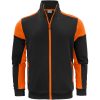 Sweatshirtjacka Svart/orange Printer PRIME s – miniature 1