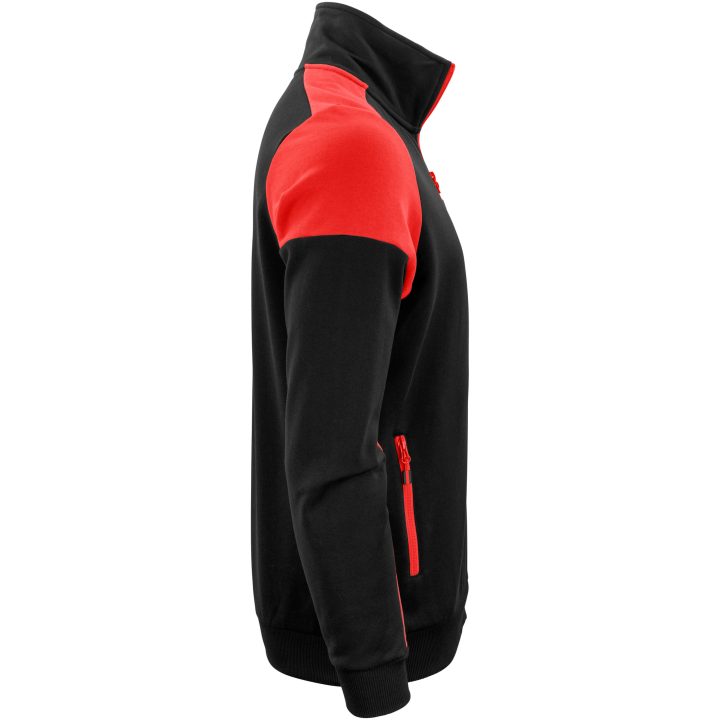 Sweatshirtjacka Svart/röd Printer PRIME s – billede 4