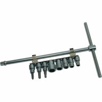 T-nøgle inkl. fatninger CRUZTOOLS