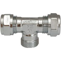 T-rørsamling, 10xR15 mm, Udvendig MALMBERGS