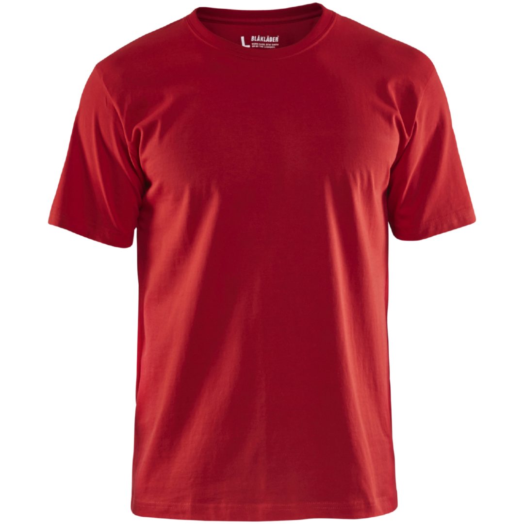 T-shirt 33001030 og 33001033 Rød BLÅKLÄDER T-SHIRT 33001030 RØD XS