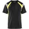 T-shirt 33321030 Sort / Gul BLÅKLÄDER T-SHIRT 33321030 SORT/GUL XS – miniature 1