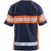 T-shirt 33371051 Marine / Hivisorange BLÅKLÄDER T-SHIRT 33371051 MARINE/ORA XS – miniature 2