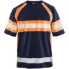 T-shirt 33371051 Marine / Hivisorange BLÅKLÄDER T-SHIRT 33371051 MARINE/ORA XS – miniature 1