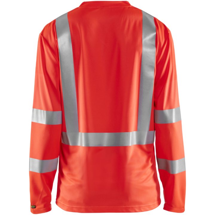 T-shirt 33831011 Hi-vis rød BLÅKLÄDER T-SHIRT 33831011 RØD XS – billede 2