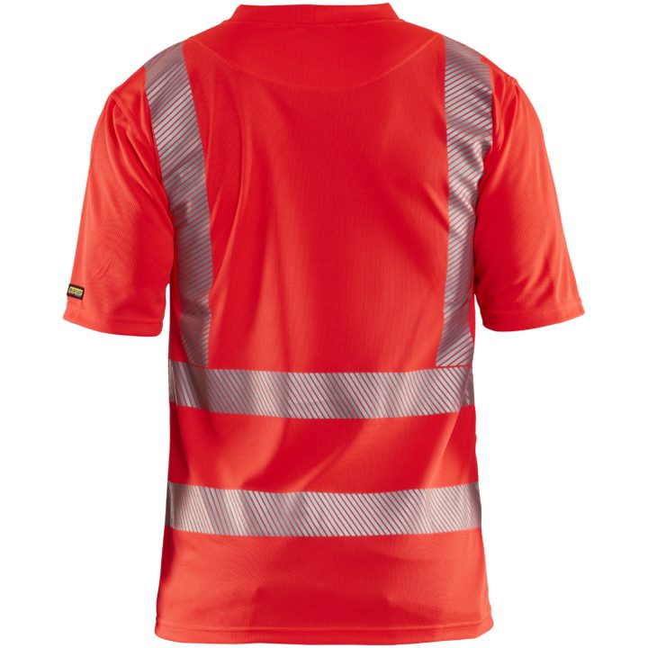 T-shirt 33861013 Hivisrød BLÅKLÄDER T-SHIRT 33861013 RØD XS – billede 2