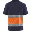 T-shirt 33871030 Marine / Hivisorange BLÅKLÄDER T-SHIRT 33871030 MARINE/ORA XS – miniature 2