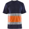 T-shirt 33871030 Marine / Hivisorange BLÅKLÄDER T-SHIRT 33871030 MARINE/ORA XS – miniature 1