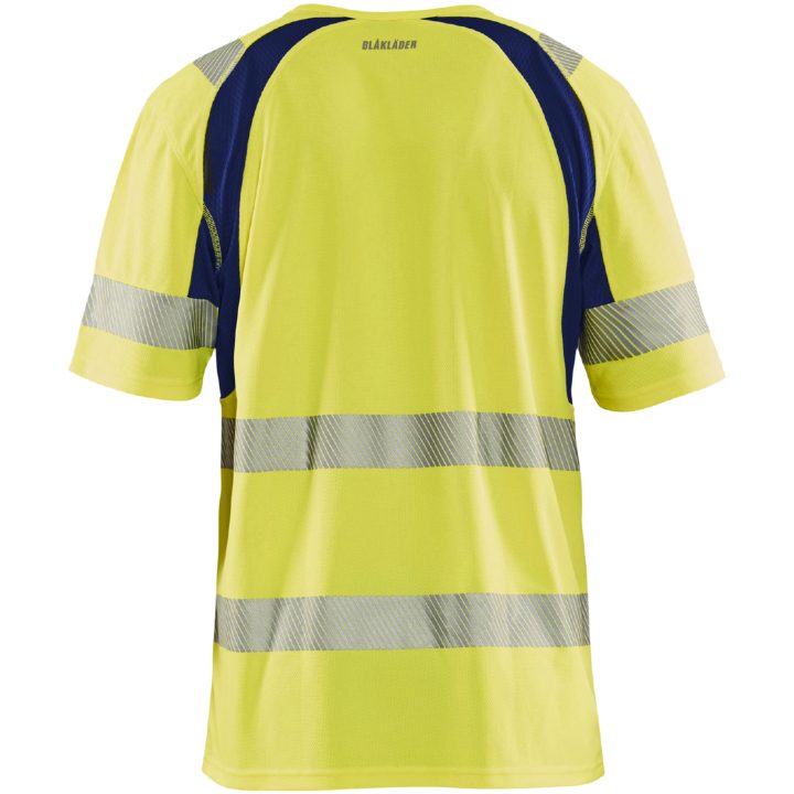 T-shirt 33971013 Hi-vis gul / Marine BLÅKLÄDER T-shirt 33971013 GUL/MARINE XS – billede 2