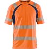 T-shirt 33971013 Hi-vis orange/Navy BLÅKLÄDER T-shirt 33971013 ORANG/MAR XS – miniature 1