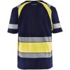 T-shirt 34211030 Marine / Hivisgul BLÅKLÄDER T-SHIRT 34211030 MARINE/GUL XS – miniature 2