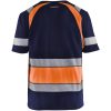 T-shirt 34211030 Marine / Hivisorange BLÅKLÄDER T-shirt 34211030 MARINE/ORANGE XS – miniature 2