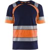 T-shirt 34211030 Marine / Hivisorange BLÅKLÄDER T-shirt 34211030 MARINE/ORANGE XS – miniature 1