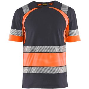 T-shirt 34211030 Marine / Hivisorange BLÅKLÄDER