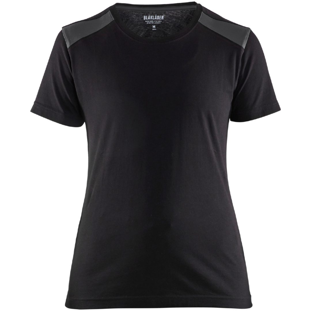 T-shirt 34791042 Sort / Grå BLÅKLÄDER T-SHIRT 34791042 SORT/GRÅ XS