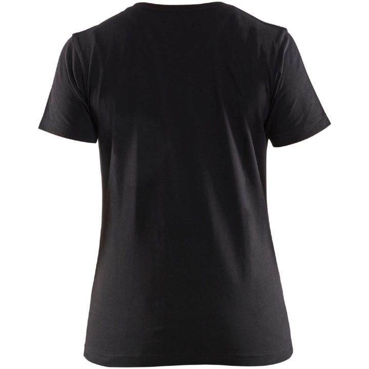 T-shirt 34791042 Sort / Hivisgul BLÅKLÄDER T-SHIRT 34791042 SORT/GUL XS – billede 2