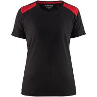T-shirt 34791042 Sort / Rød BLÅKLÄDER