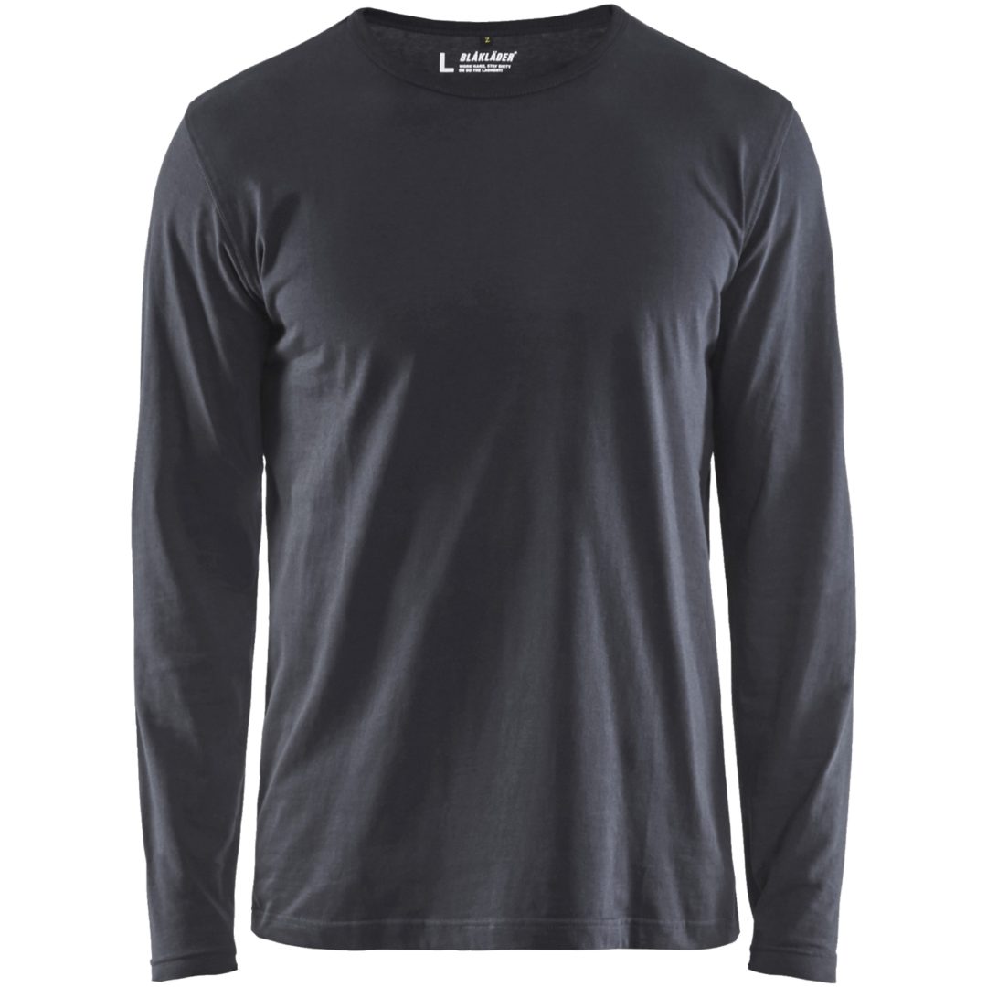 T-shirt 35001042 Grå BLÅKLÄDER T-SHIRT 35001042 MØRKGRÅ XS