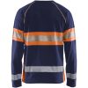 T-shirt 35101030 Marine / Hivisorange BLÅKLÄDER T-SHIRT 35101030 MARINE/ORANGE XS – miniature 2