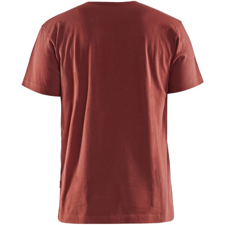 T-shirt 35311042 Rød BLÅKLÄDER T-SHIRT 35311042 RØD XS – billede 2