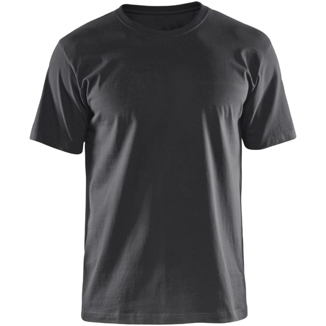 T-shirt 35351063 Grå BLÅKLÄDER T-SHIRT 35351063 MELLEMGRÅ XS