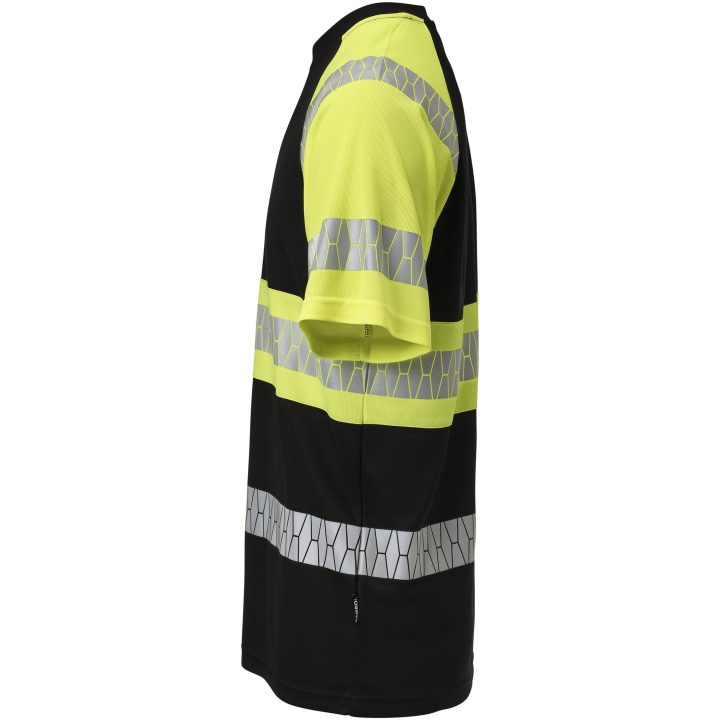 T-shirt 5226 Varsel Svart Gul Jobman – billede 2