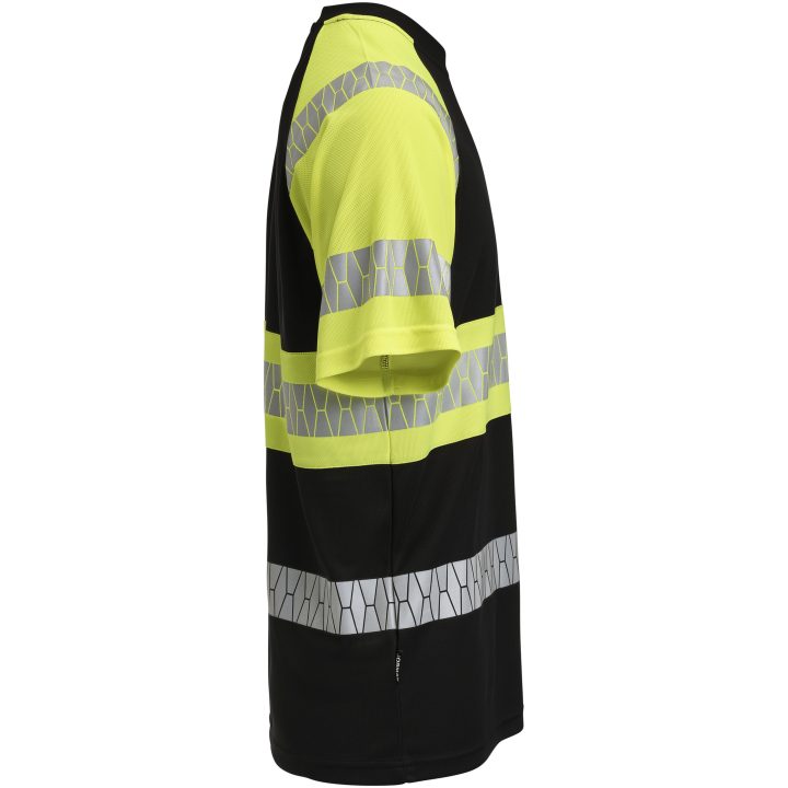 T-shirt 5226 Varsel Svart Gul Jobman – billede 4