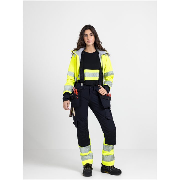T-shirt 5226 Varsel Svart Gul Jobman – billede 10
