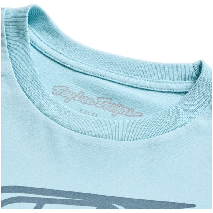 T-shirt Badge Lyseblå TROY LEE DESIGNS M – billede 4